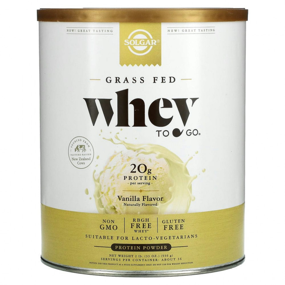   (Iherb) Solgar, Whey To Go,   , , 936  (33 )    -     , -, 