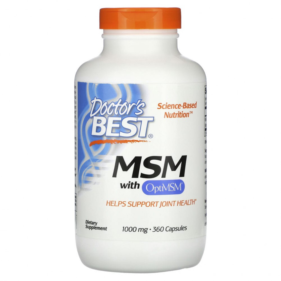 ���� ������ (Iherb) Doctor's Best, ��� � OptiMSM, 1000 ��, 360 ������, ������ �� 4940 ���