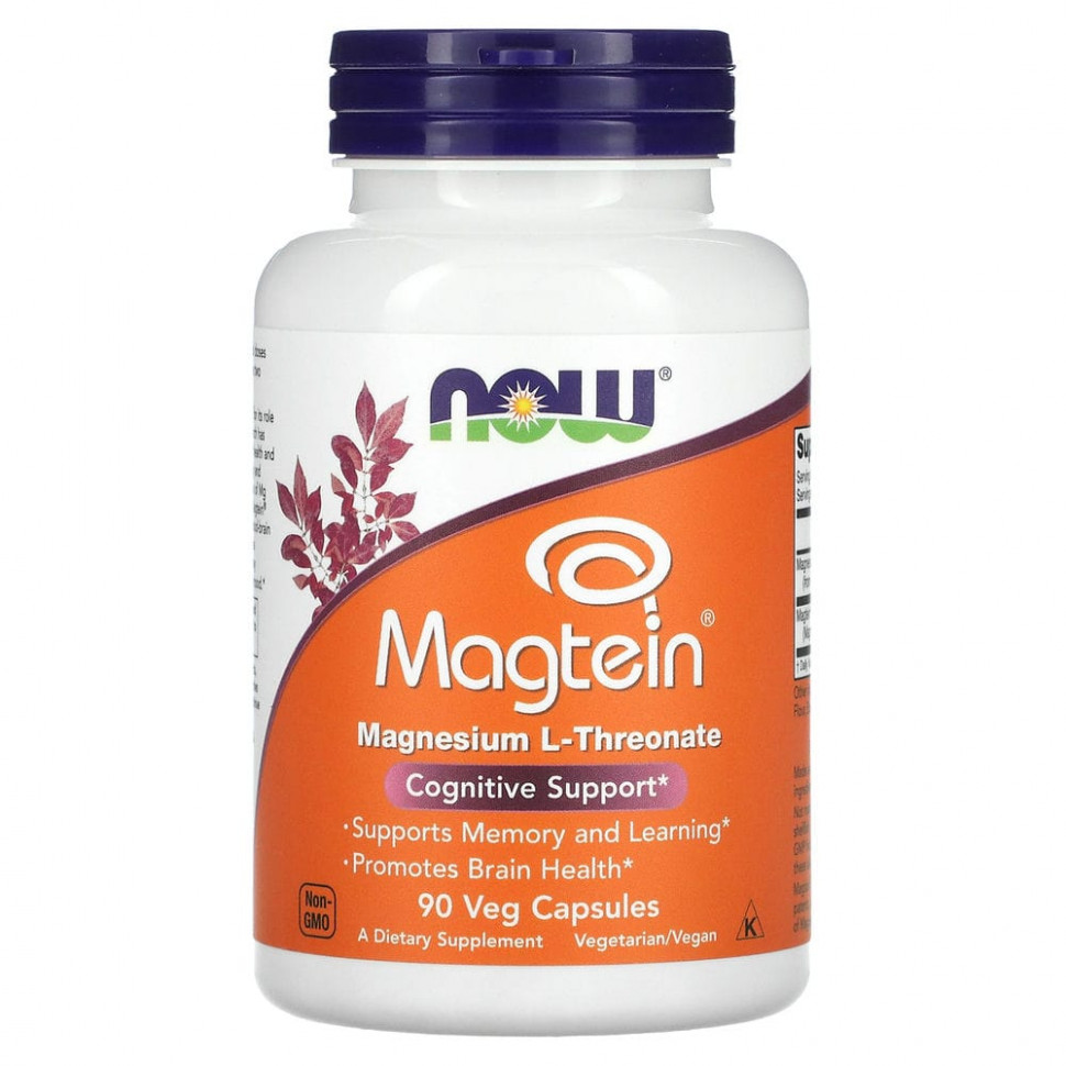   (Iherb) NOW Foods, Magtein, L- , 90      -     , -, 