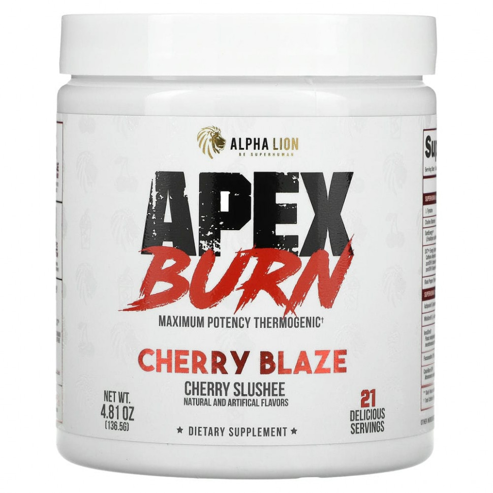   (Iherb) ALPHA LION, Apex Burn, Cherry Blaze,  , 136,5  (4,81 ),   7850 