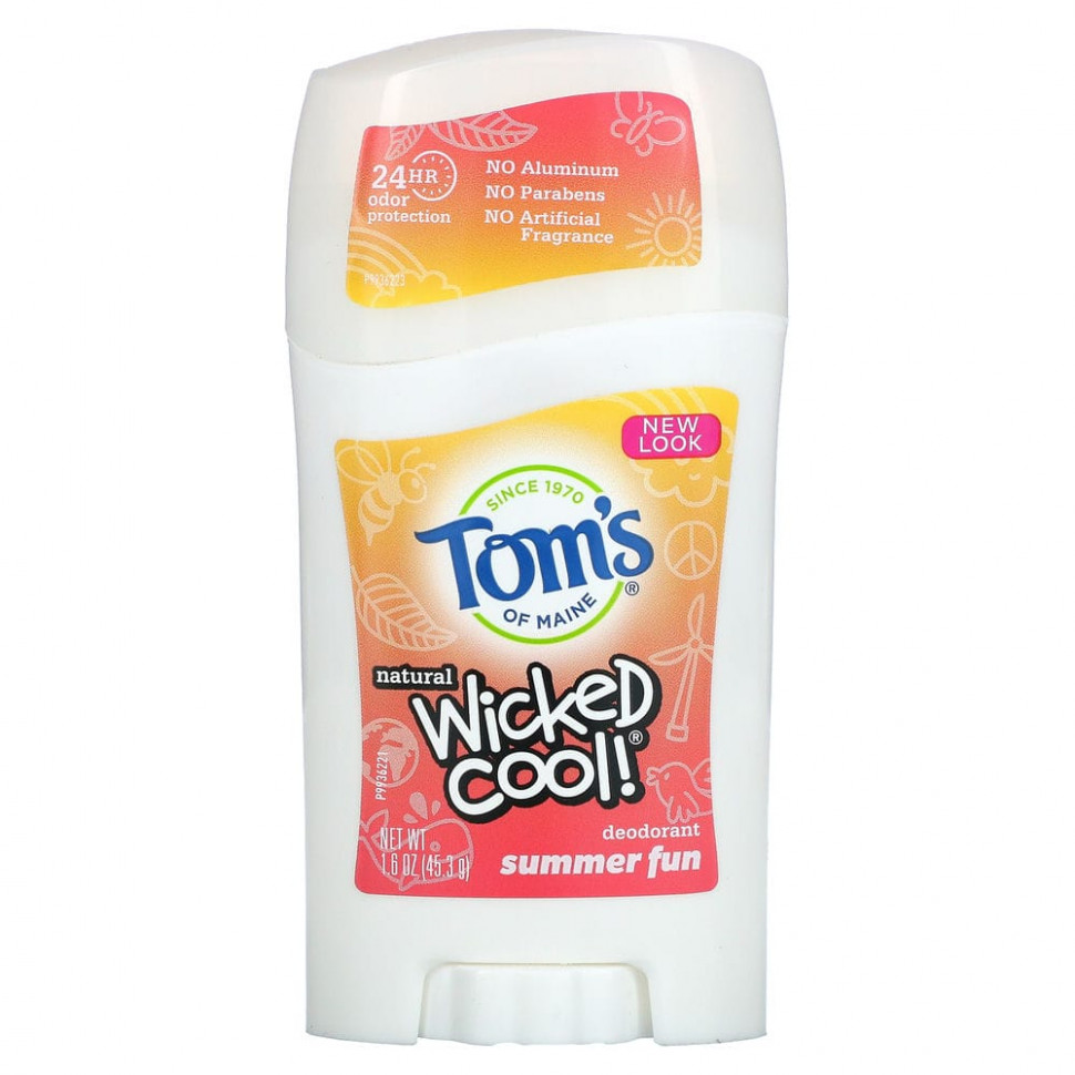   (Iherb) Tom's of Maine, Wicked Cool,  ,  , 45,3  (1,6 )    -     , -, 