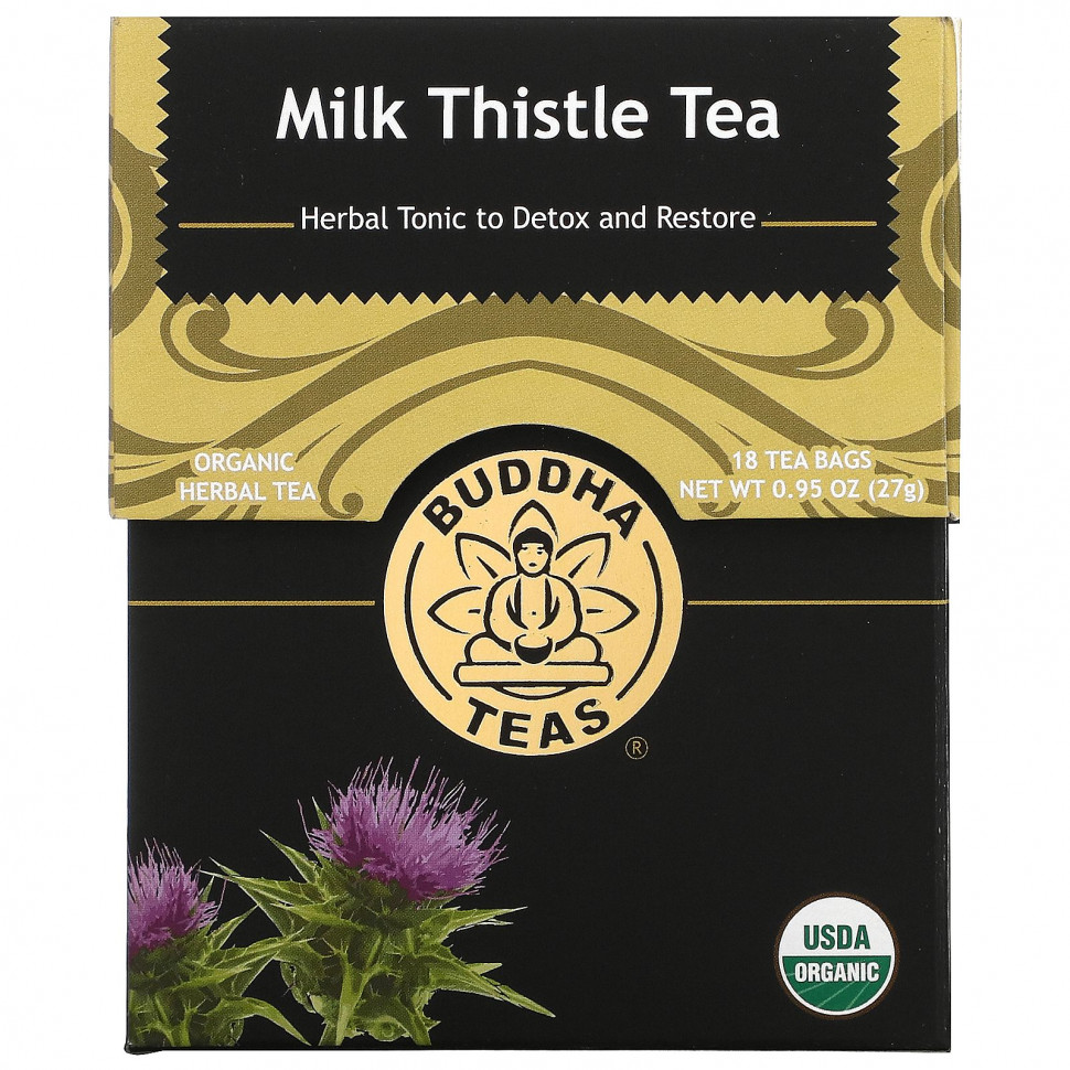 ���� ������ (Iherb) Buddha Teas, Organic Herbal Tea, ����������, 18 ������ ���������, 27 � (0,95 �����), ������ �� 1520 ���