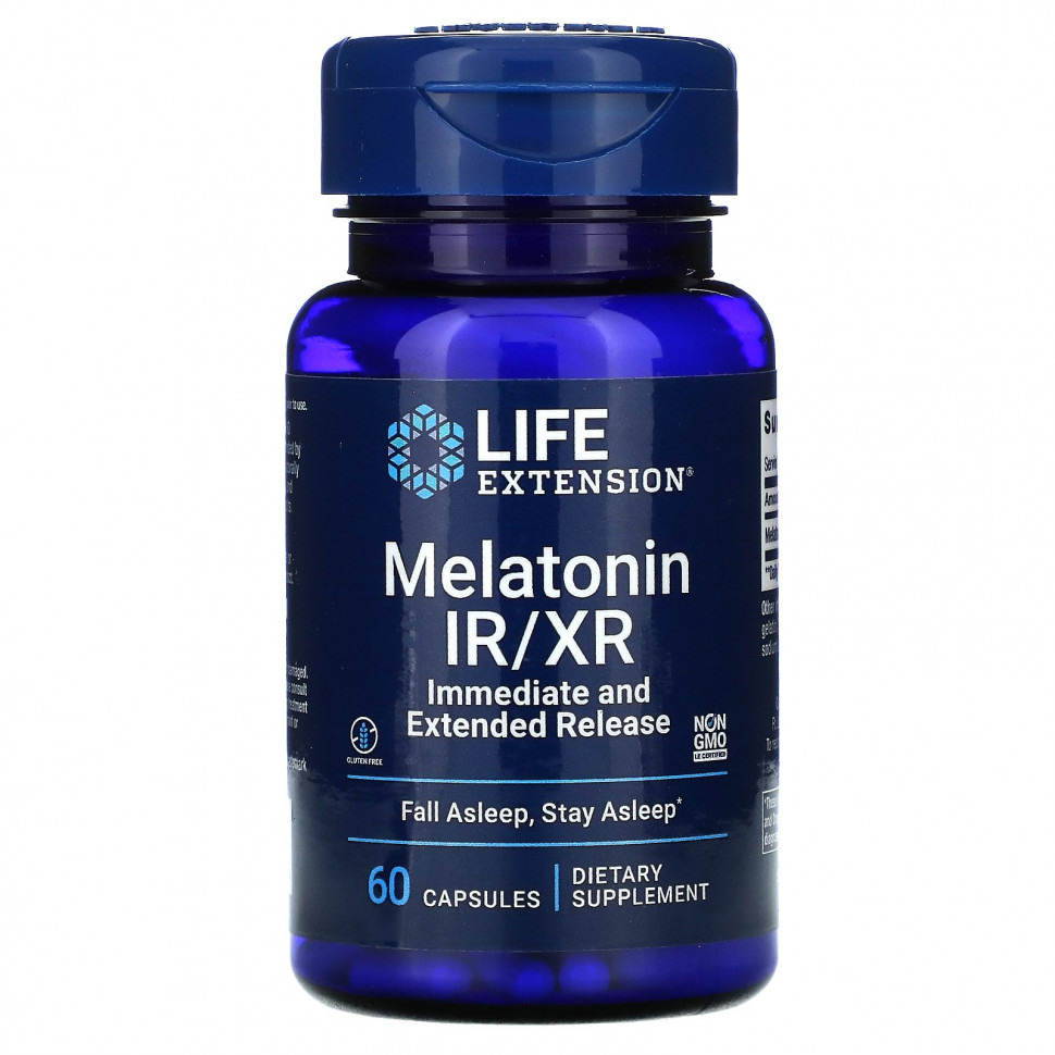 ���� ������ (Iherb) Life Extension, ��������� IR / XR, 60 ������, ������ �� 1360 ���