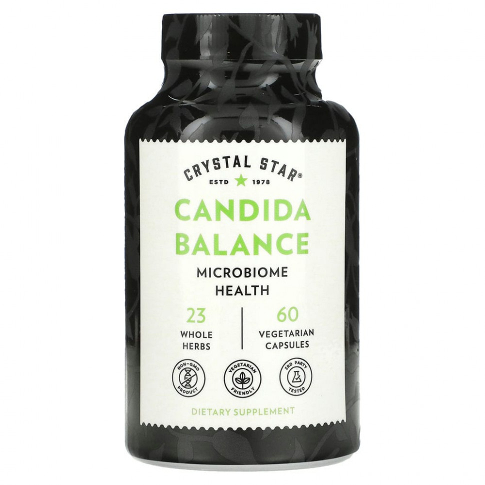   (Iherb) Crystal Star, Candida Balance, 60      -     , -, 