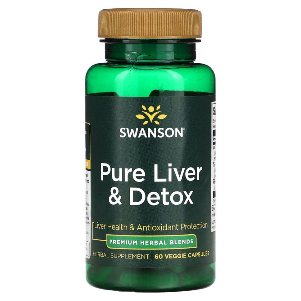   (Iherb) Swanson, Pure Liver & Detox, 60  ,   4390 