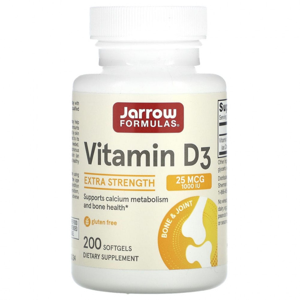   (Iherb) Jarrow Formulas,  D3, , 25  (1000 ), 200      -     , -, 