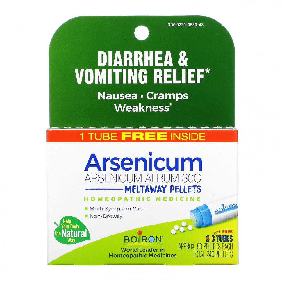 ���� ������ (Iherb) Boiron, Arsenicum, �������� �� ������ � �����, ������� Meltaway, 30C, 3 ��������, 80 ������ � ������, ������ �� 3300 ���