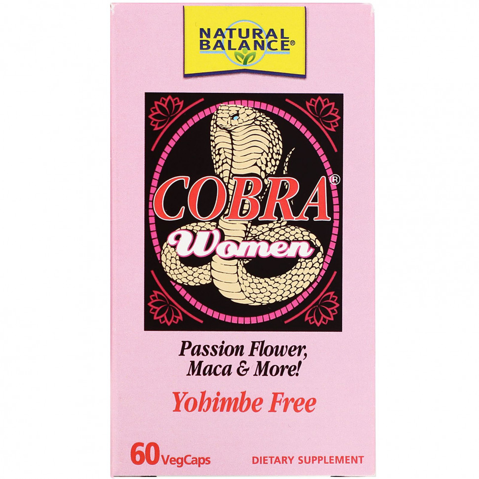   (Iherb) Natural Balance, Cobra Women, 60        -     , -, 