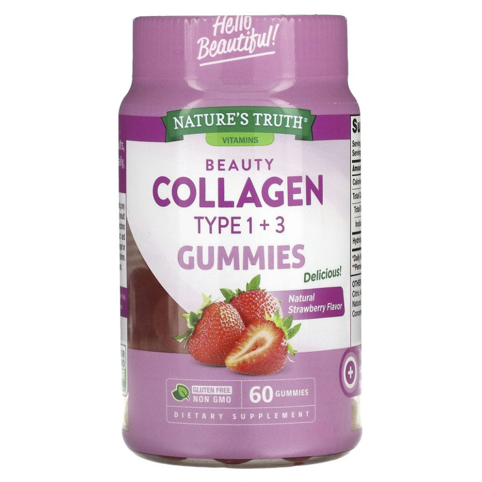   (Iherb) Nature's Truth, Beauty Collagen,    ,  1  3,  , 60      -     , -, 