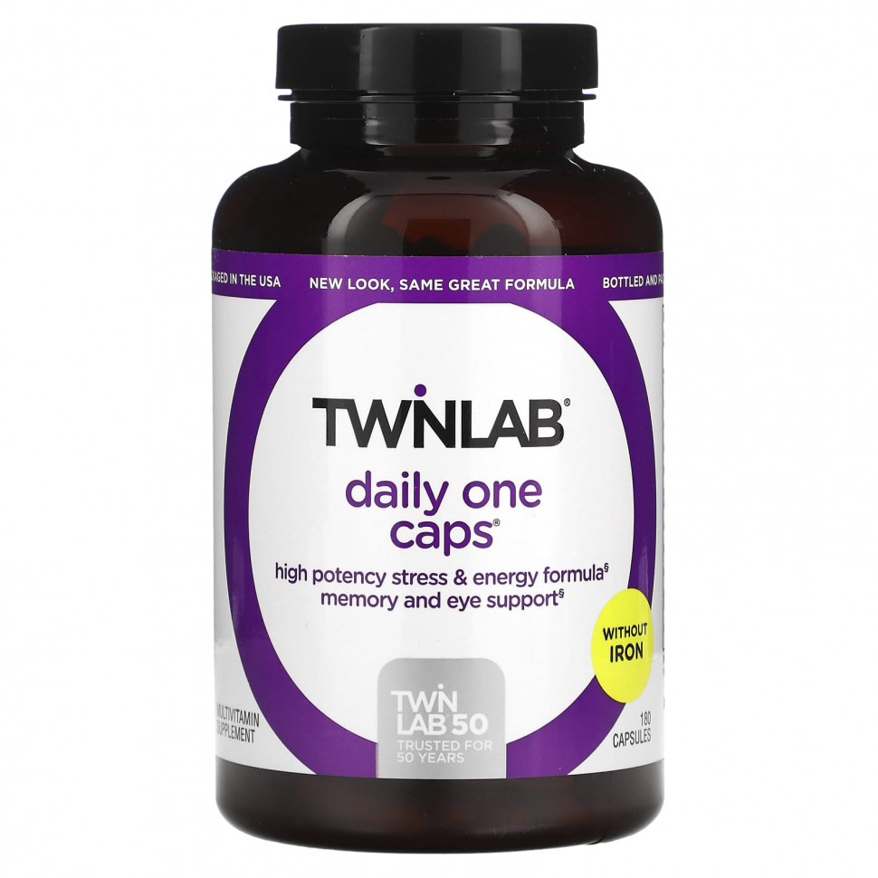   (Iherb) Twinlab, Daily One Caps,  , 180     -     , -, 