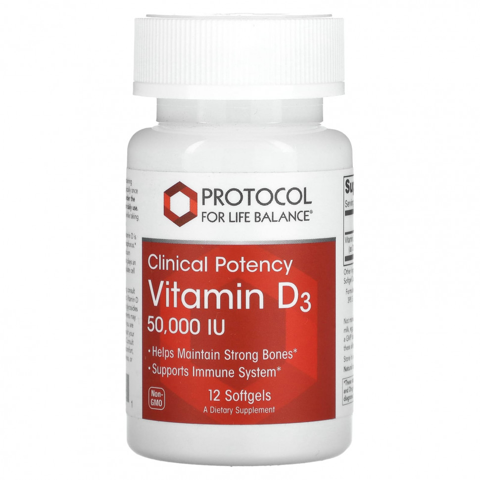   (Iherb) Protocol for Life Balance,  D3,  , 50 000 , 12      -     , -, 