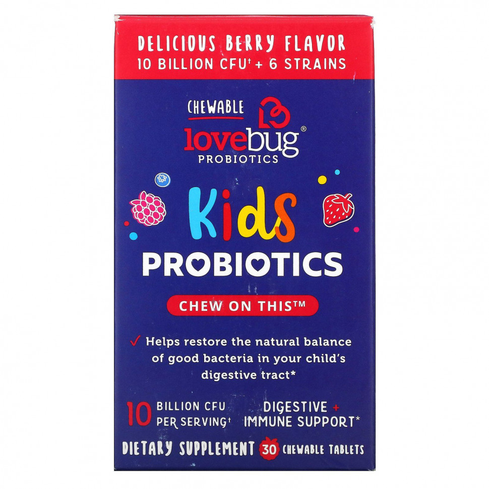   (Iherb) LoveBug Probiotics,   ,   , 10  , 30  ,   4580 