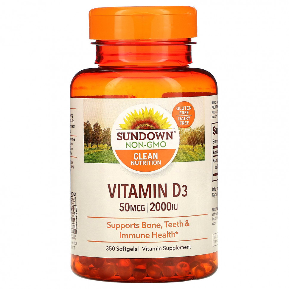   (Iherb) Sundown Naturals,  D3, 50  (2000 ), 350      -     , -, 