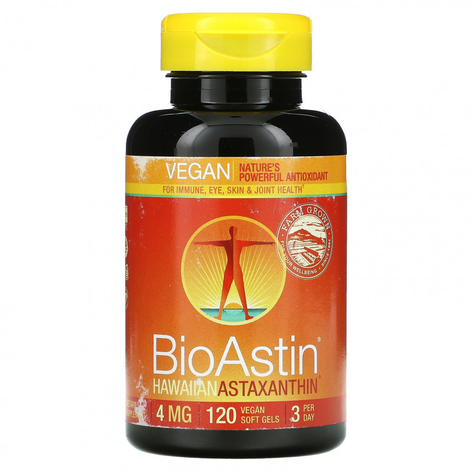   (Iherb) Nutrex Hawaii, BioAstin, 4 , 120         -     , -, 