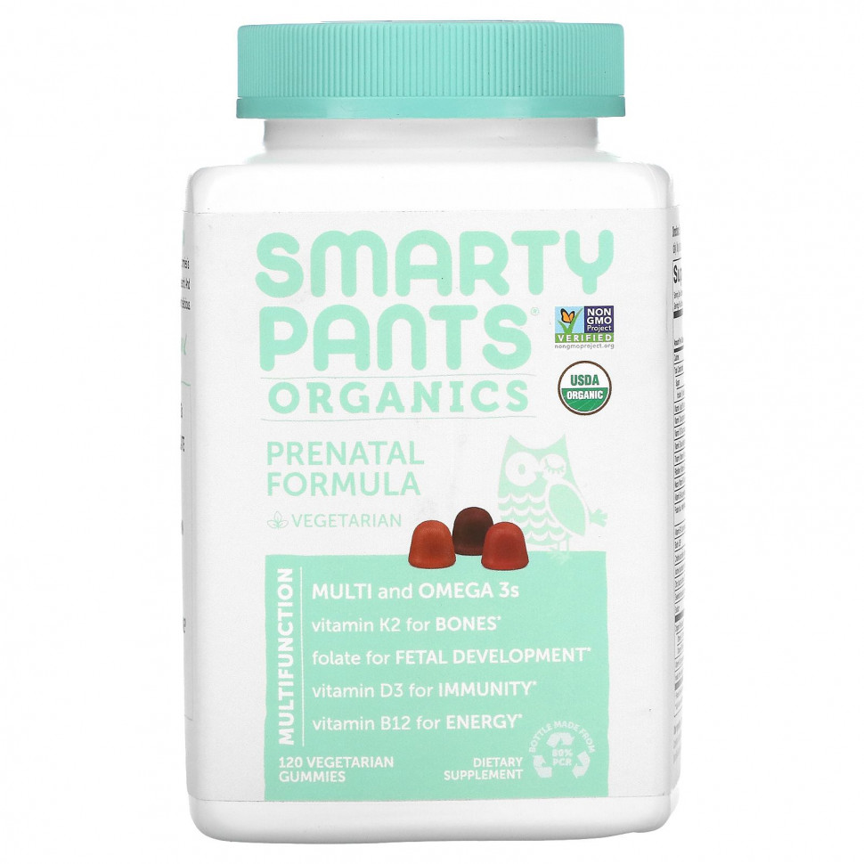 ���� ������ (Iherb) SmartyPants, Organics, ������������ ��������, 120 �������������� ����������� ��������, ������ �� 7120 ���