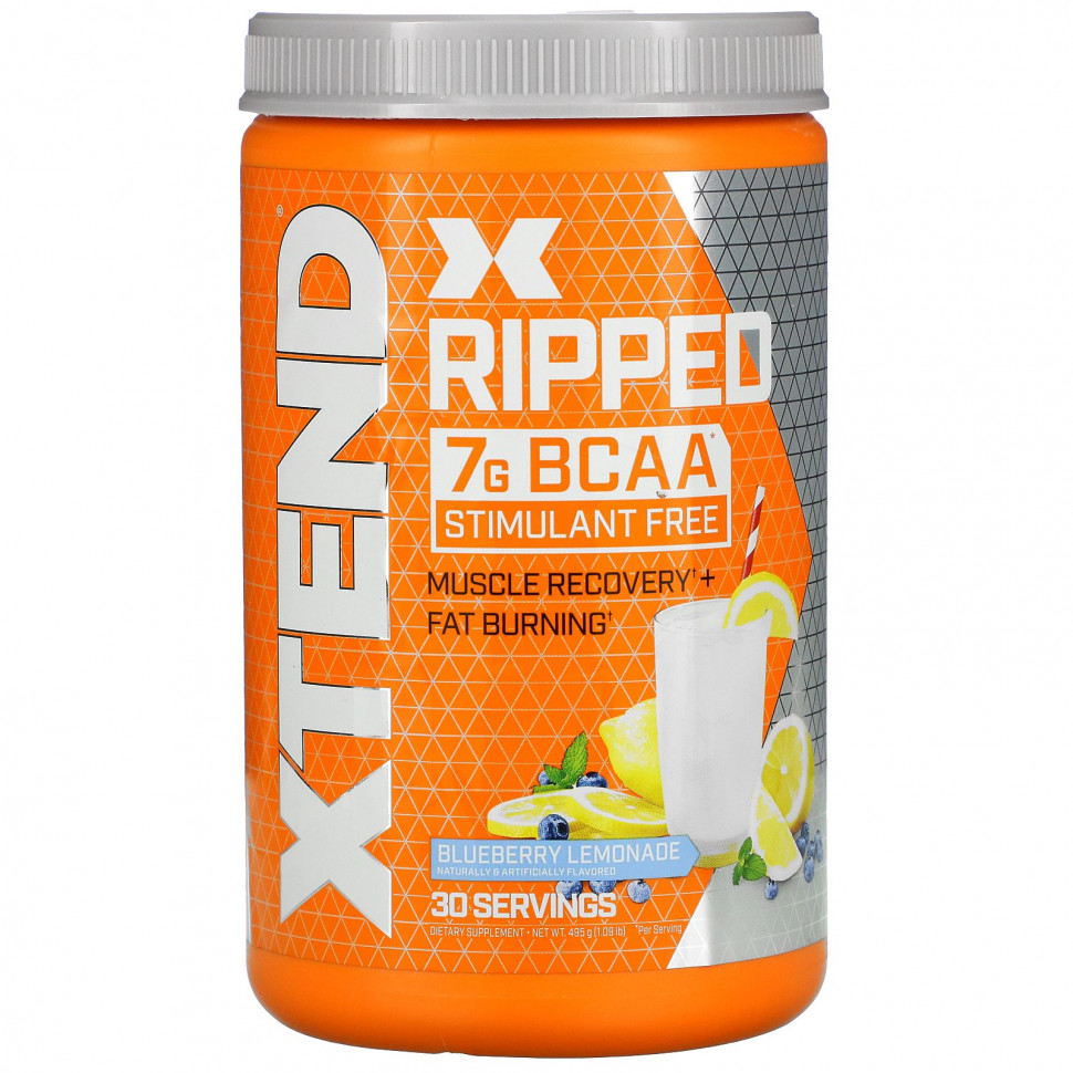 ���� ������ (Iherb) Xtend, Ripped, 7 � ����������� � �������������� ������, �� ������ ���������� ��������, 495 � (1,09 �����), ������ �� 7540 ���