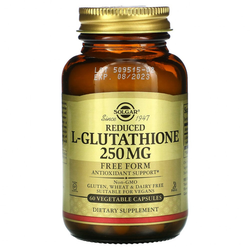 ���� ������ (Iherb) Solgar, ��������������� L-���������, 250 ��, 60 ������������ ������, ������ �� 4960 ���