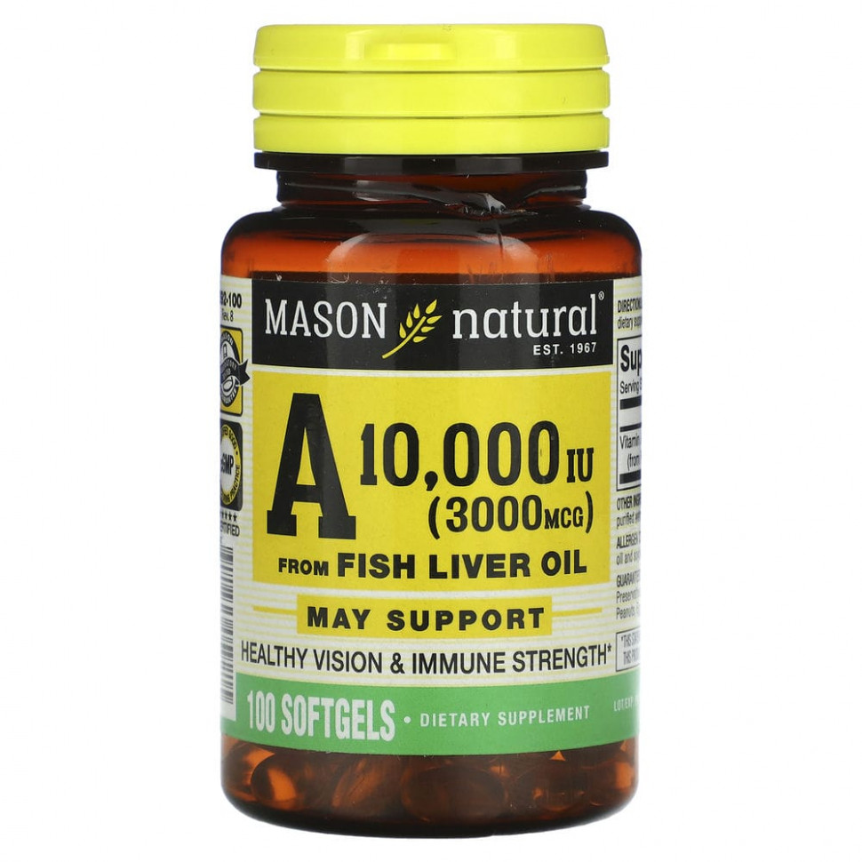   (Iherb) Mason Natural,  A    , 3000  (10 000 ), 100 ,   1150 