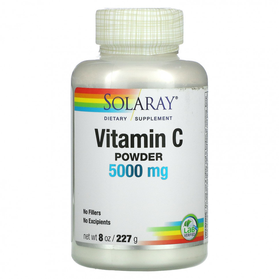 ���� ������ (Iherb) Solaray, ������� C � �������, 5000 ��, 227 � (8 �����), ������ �� 2900 ���