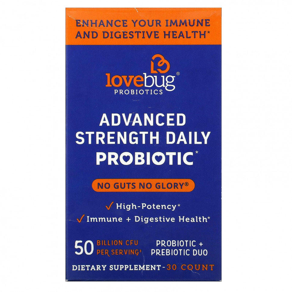   (Iherb) LoveBug Probiotics, Advanced Strength,    , 50  , 30 ,   4800 