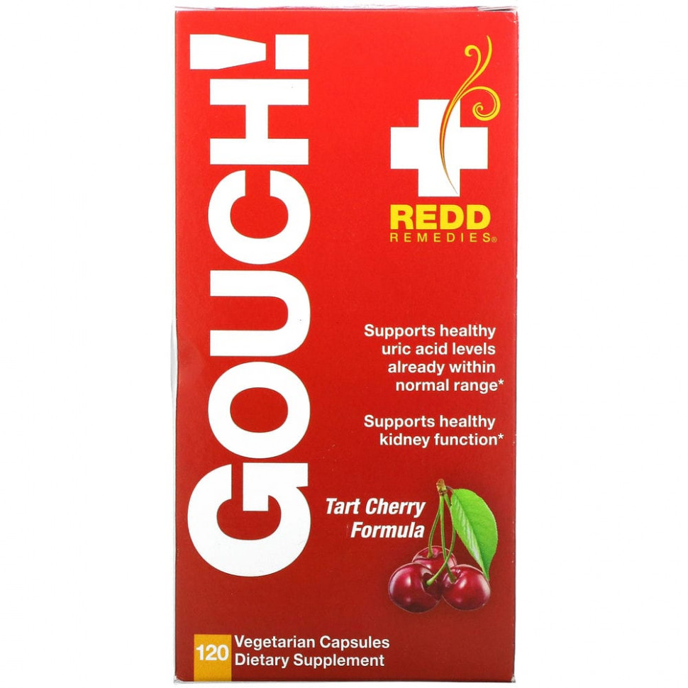 ���� ������ (Iherb) Redd Remedies, Gouch!, ��������� ����������� ������ ������� �������, 120 �������������� ������, ������ �� 9540 ���