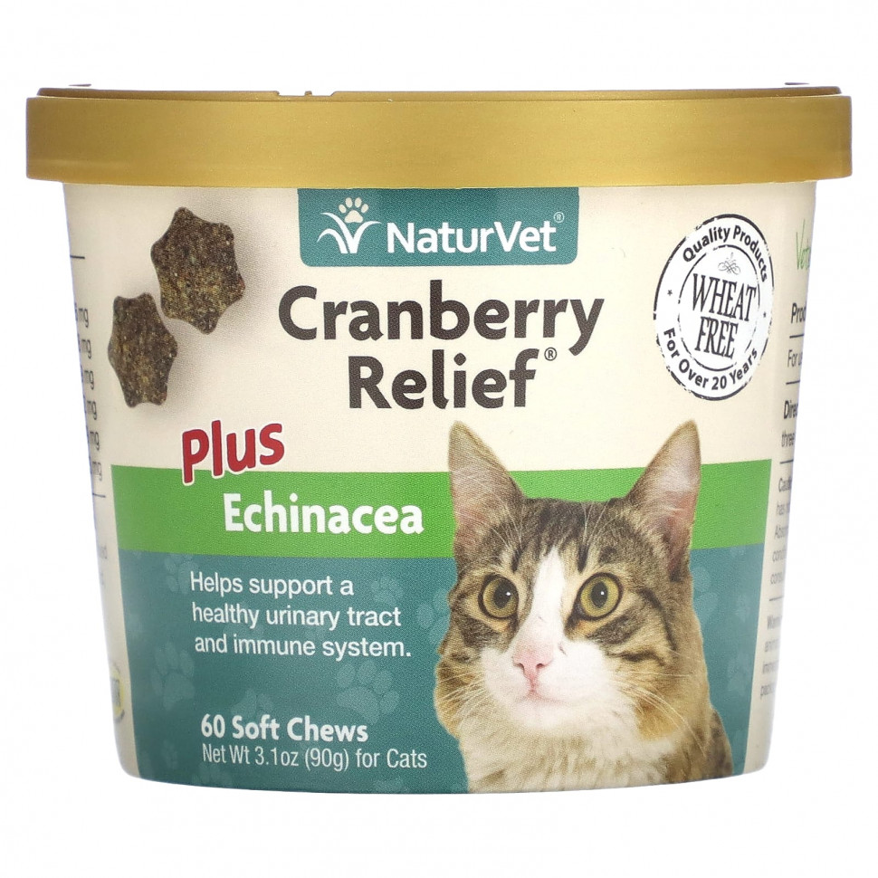   (Iherb) NaturVet, Cranberry Relief Plus, ,  , 60  , 90  (3,1 )    -     , -, 