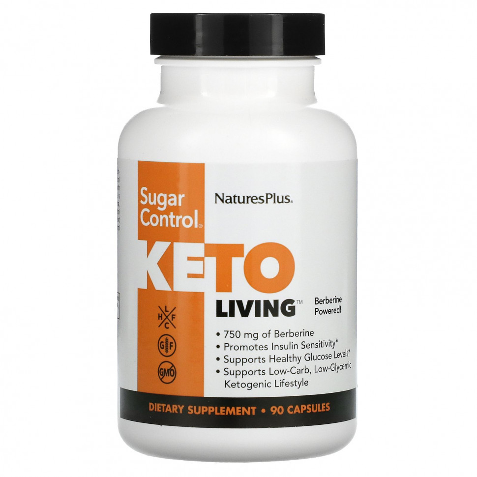   (Iherb) NaturesPlus, KetoLiving,    , 90     -     , -, 