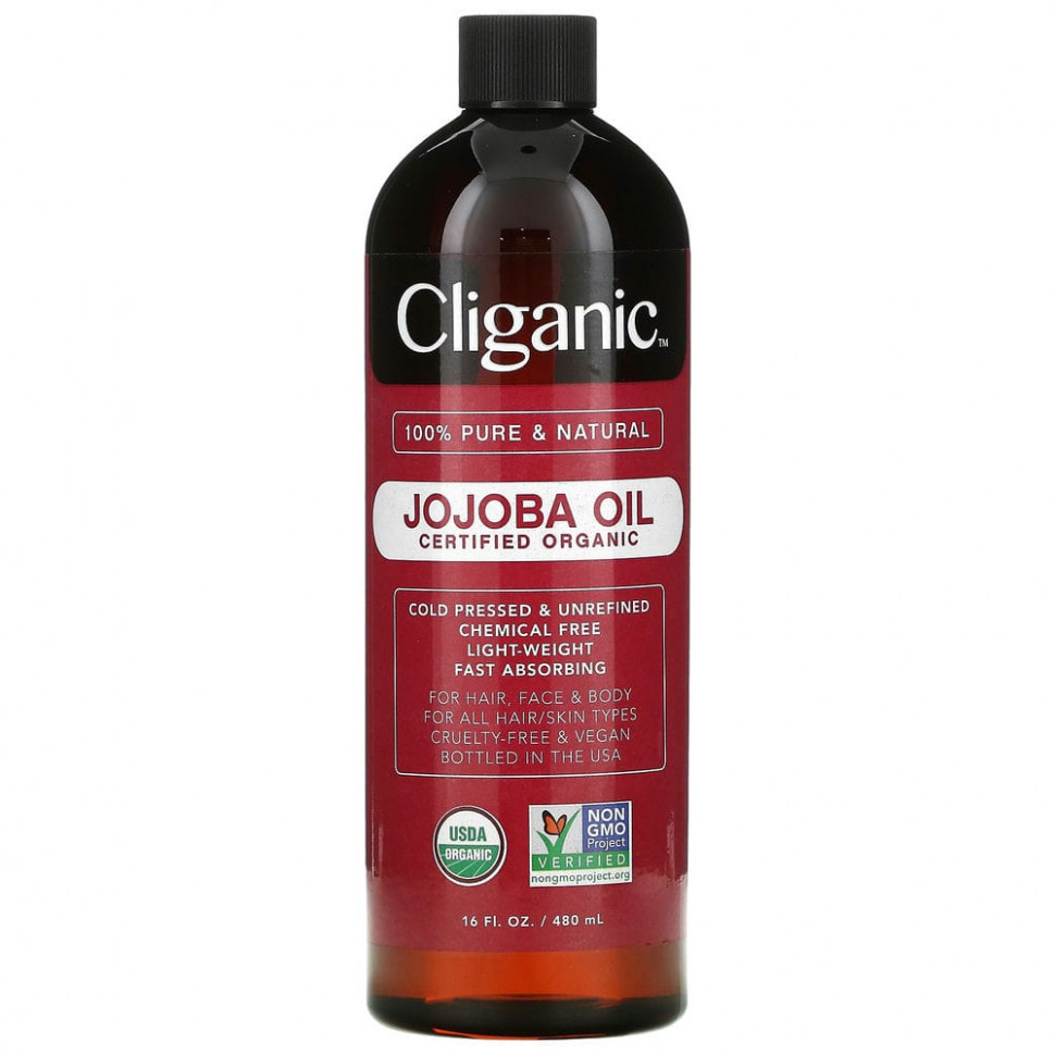 ���� ������ (Iherb) Cliganic, �� 100% ������ � ����������� ����� ������, 473 �� (16 ����. �����), ������ �� 4920 ���
