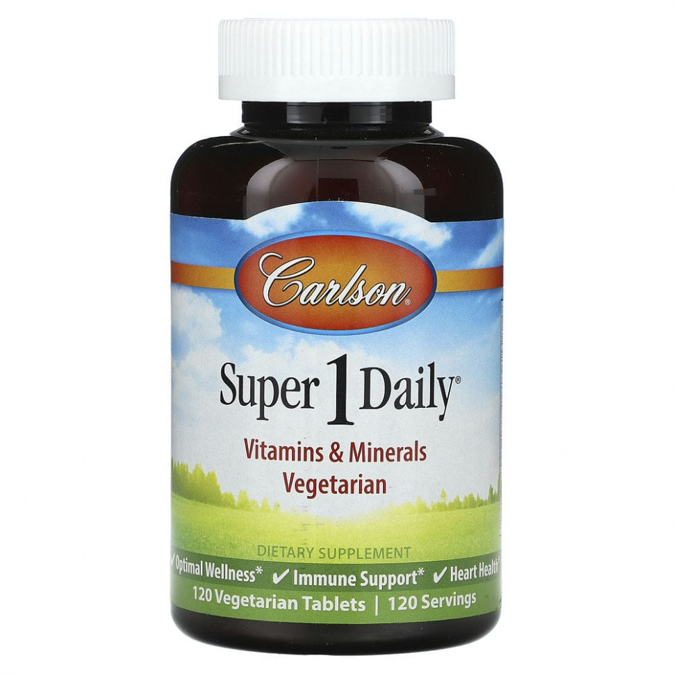   (Iherb) Carlson, Super 1 Daily, 120      -     , -, 