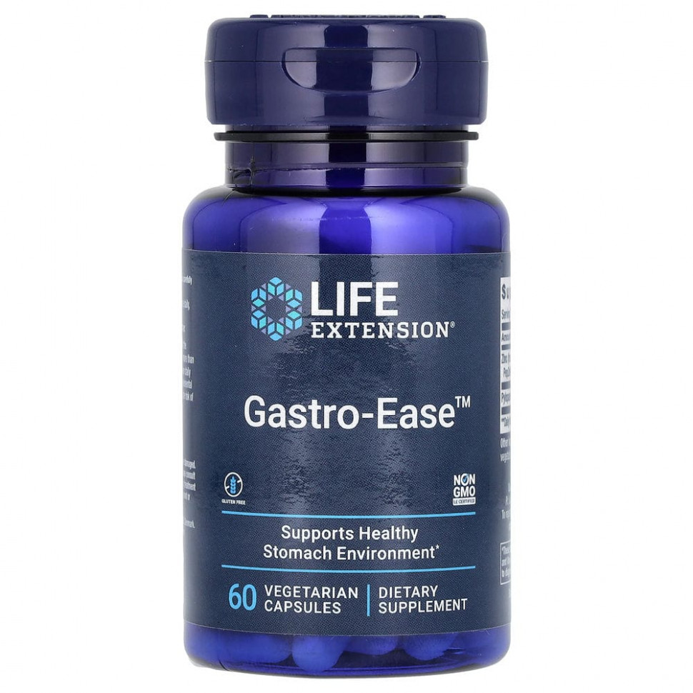   (Iherb) Life Extension, Gastro-Ease, 60  ,   5040 
