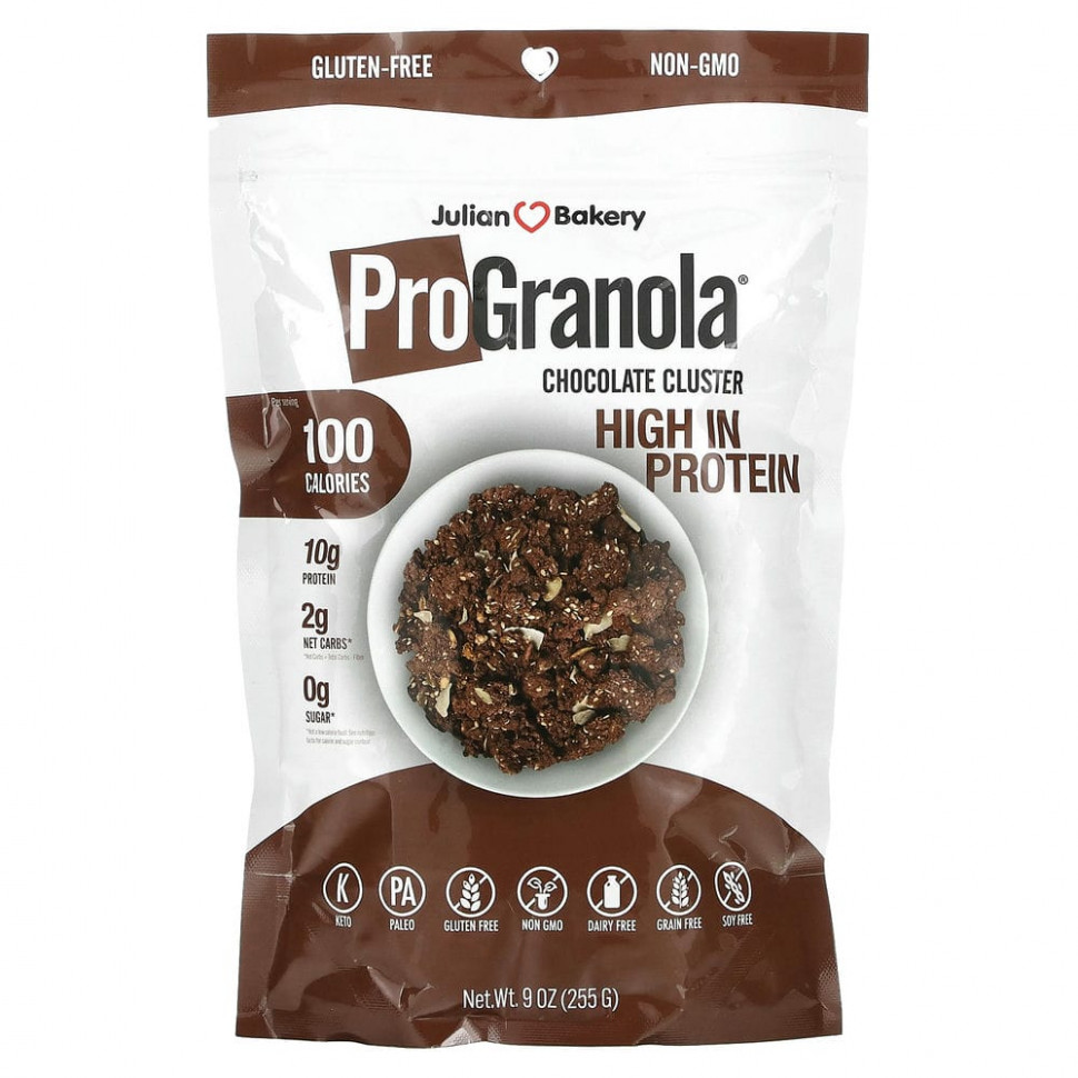 ���� ������ (Iherb) Julian Bakery, Pro Granola, ���������� �������, 255 � (9 �����), ������ �� 2760 ���