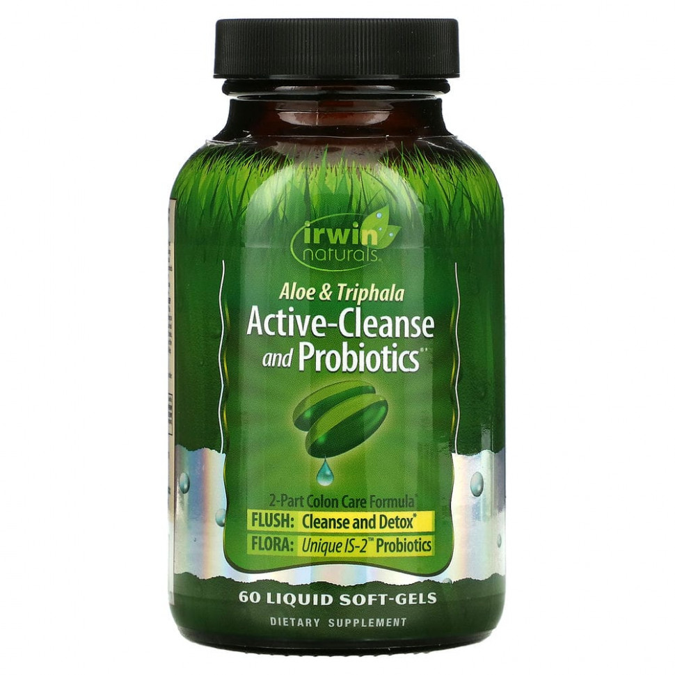   (Iherb) Irwin Naturals, Active-Cleanse and Probiotics,    , 60         -     , -, 