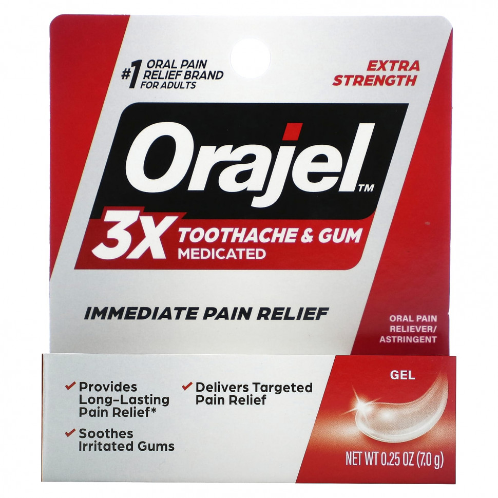   (Iherb) Orajel, 3X       ,  , 7  (0,25 )    -     , -, 