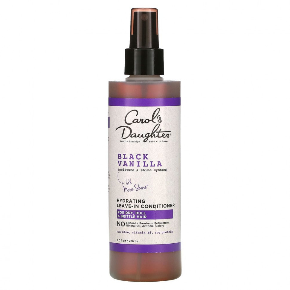 ���� ������ (Iherb) Carol's Daughter, Black Vanilla, Moisture & Shine System, ����������� ����������� �����������, ��� �����, ������� � ������ �����, 8 ������ ����� (236 ��), ������ �� 3290 ���