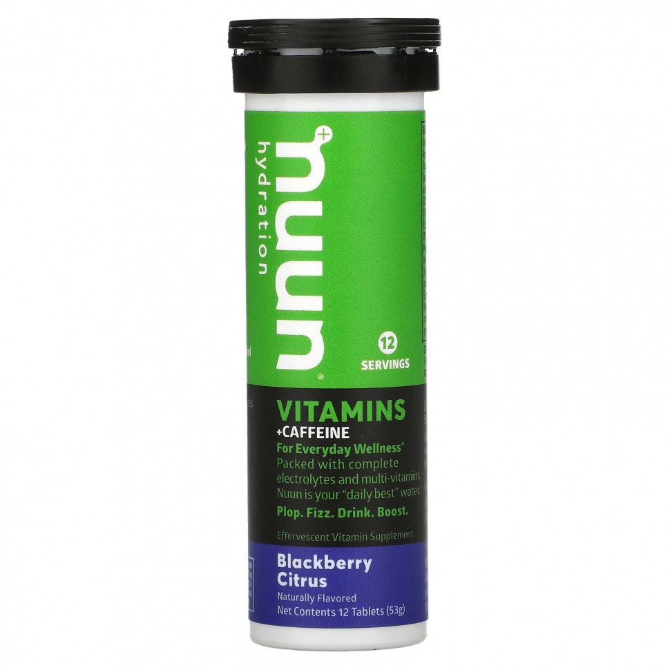 ���� ������ (Iherb) Nuun, Hydration, �������� � ������, ������� ���������� �������, ������� � ������, 12 ��������, ������ �� 1420 ���