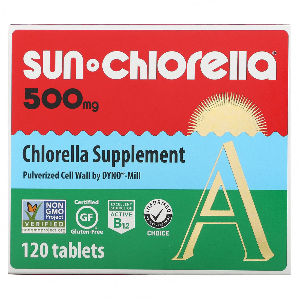   (Iherb) Sun Chlorella, , 500 , 120 ,   6110 