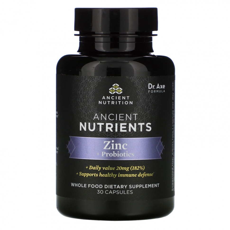   (Iherb) Dr. Axe / Ancient Nutrition, Ancient Nutrients,  + , 30     -     , -, 