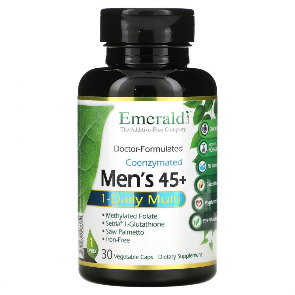 ���� ������ (Iherb) Emerald Laboratories, ���������������� ��������, ��� ������ �� 45 ���, 1 ��� � ����, 30 �������������� ������, ������ �� 3310 ���