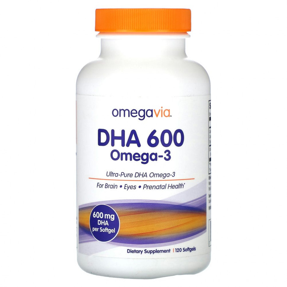   (Iherb) OmegaVia,  600, 120     -     , -, 