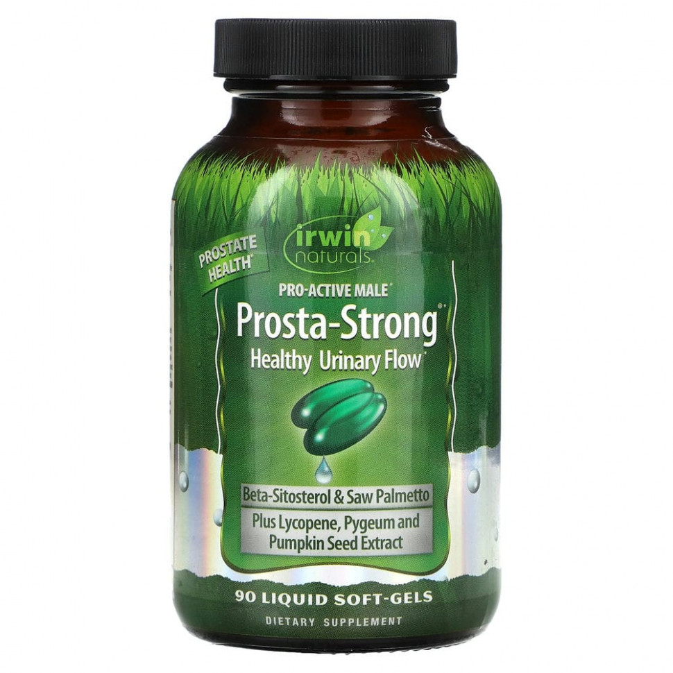 ���� ������ (Iherb) Irwin Naturals, Prosta-Strong, 90 ����������� ������, ������ �� 5140 ���