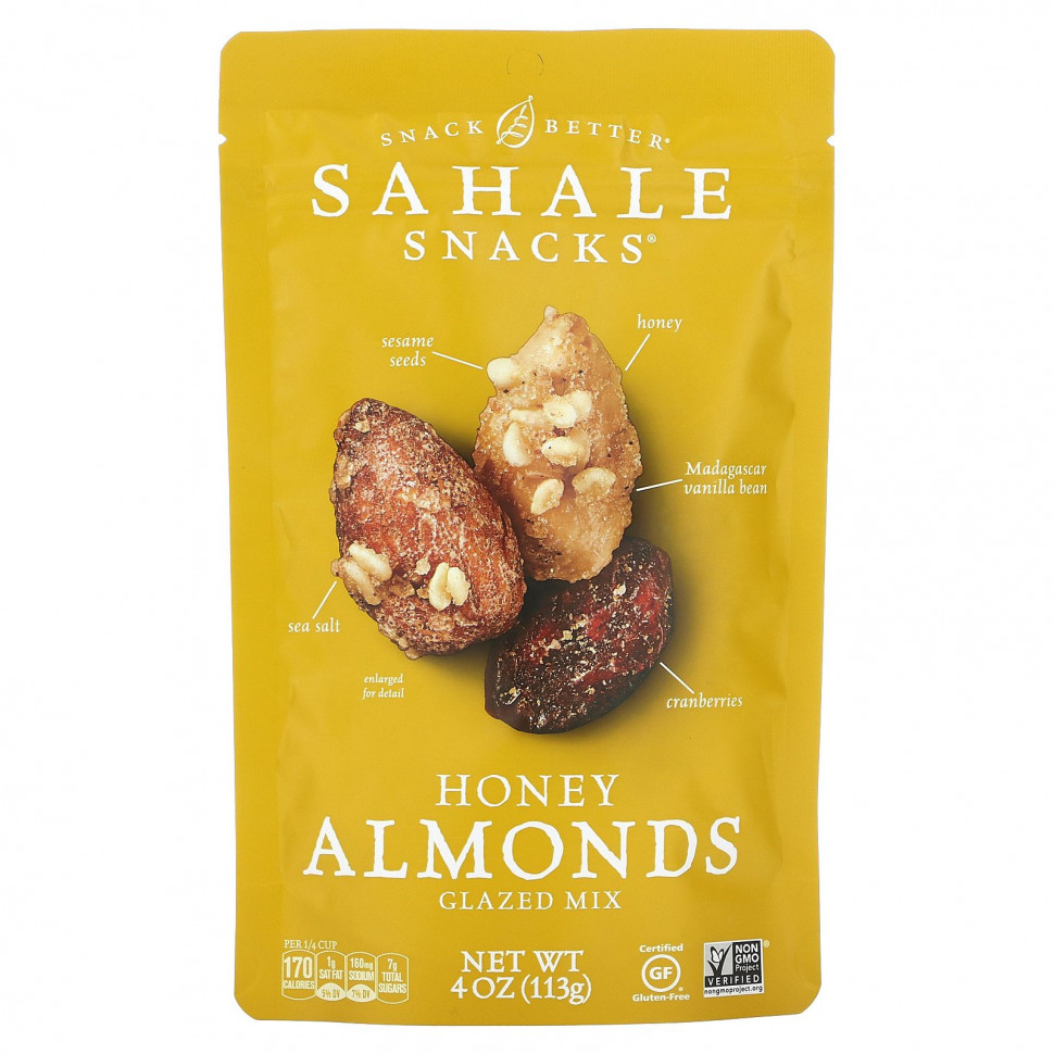 ���� ������ (Iherb) Sahale Snacks, ������������� �����, ������� � ����, 113 � (4 �����), ������ �� 1340 ���