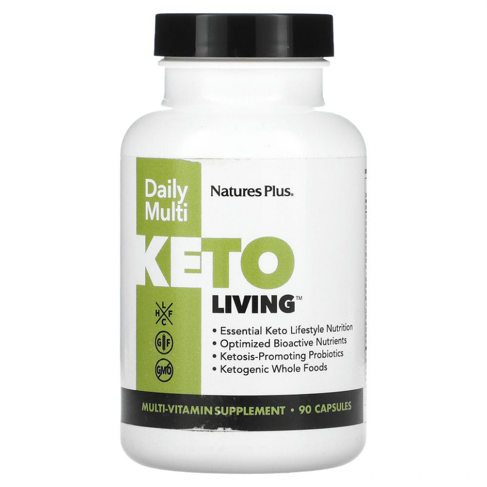   (Iherb) NaturesPlus, KetoLiving,  , 90     -     , -, 