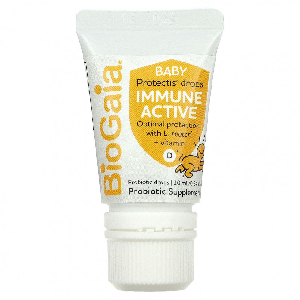 ���� ������ (Iherb) BioGaia, Baby Protectis �����, ��� ����������, 0�36 �������, 600 ��, 10 �� (0,34 ����. �����), ������ �� 5110 ���