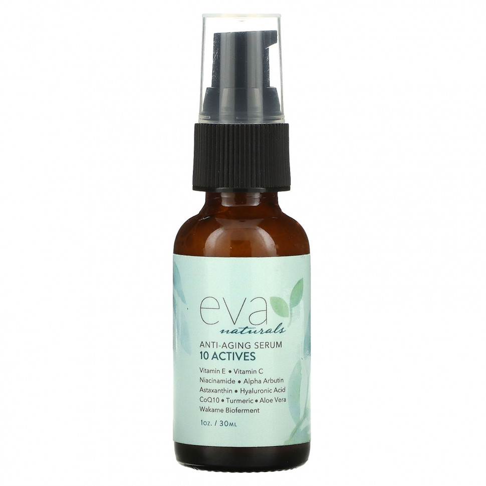 ���� ������ (Iherb) Eva Naturals, �������������� ���������, 10 �������� ������������, 30 �� (1 �����), ������ �� 3640 ���
