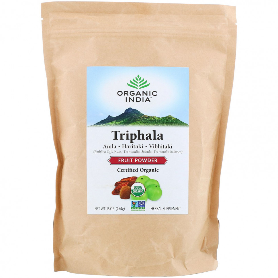   (Iherb) Organic India, Triphala,  , 454  (16 )    -     , -, 