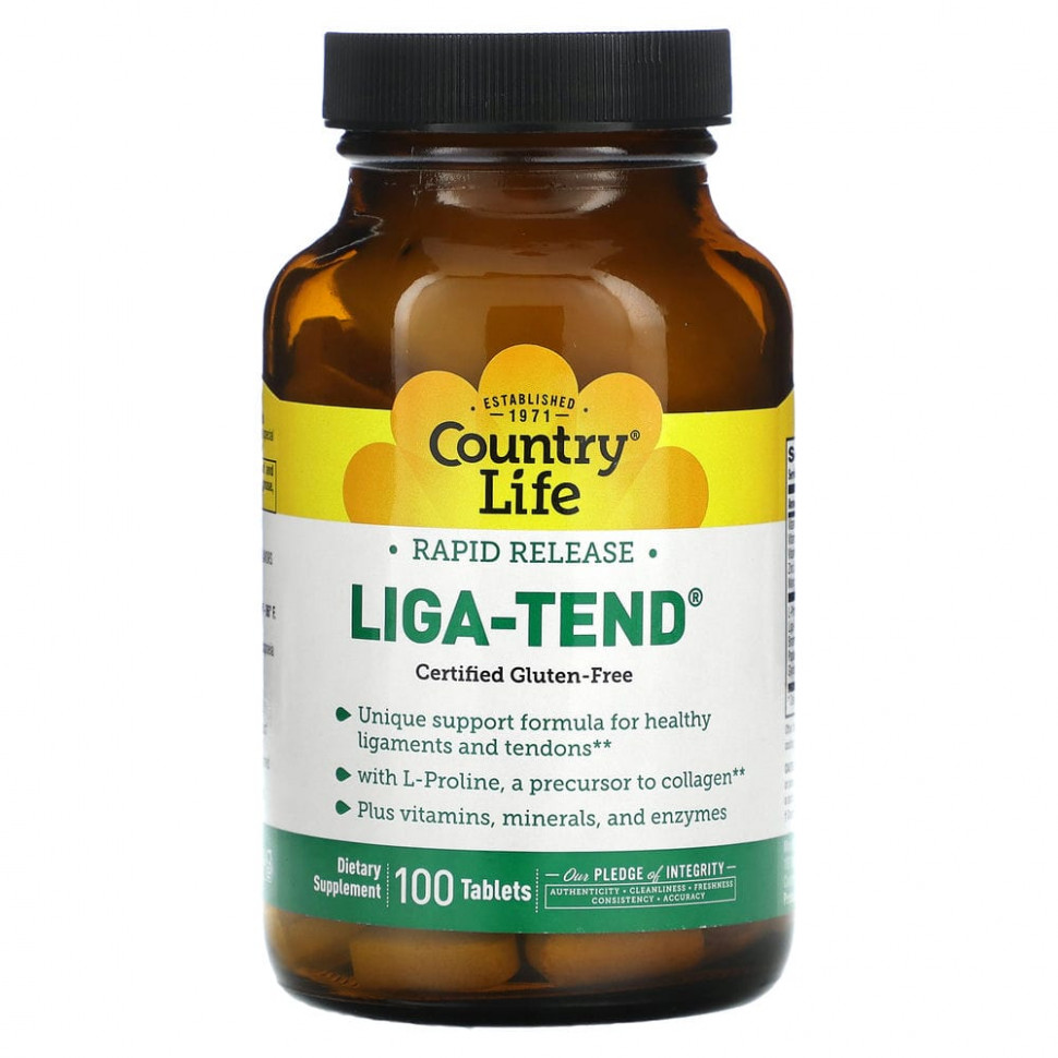   (Iherb) Country Life, Liga-Tend, 100     -     , -, 