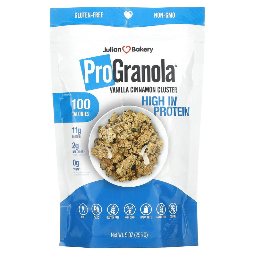 ���� ������ (Iherb) Julian Bakery, Pro Granola, ������ � ������, 255 � (9 �����), ������ �� 2630 ���
