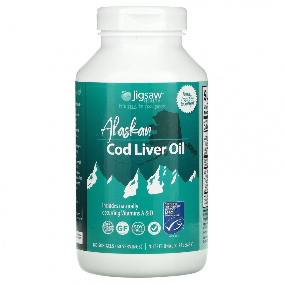 ���� ������ (Iherb) Jigsaw Health, ����� ������ ����������� ������, 180 ������ ��������, ������ �� 8320 ���