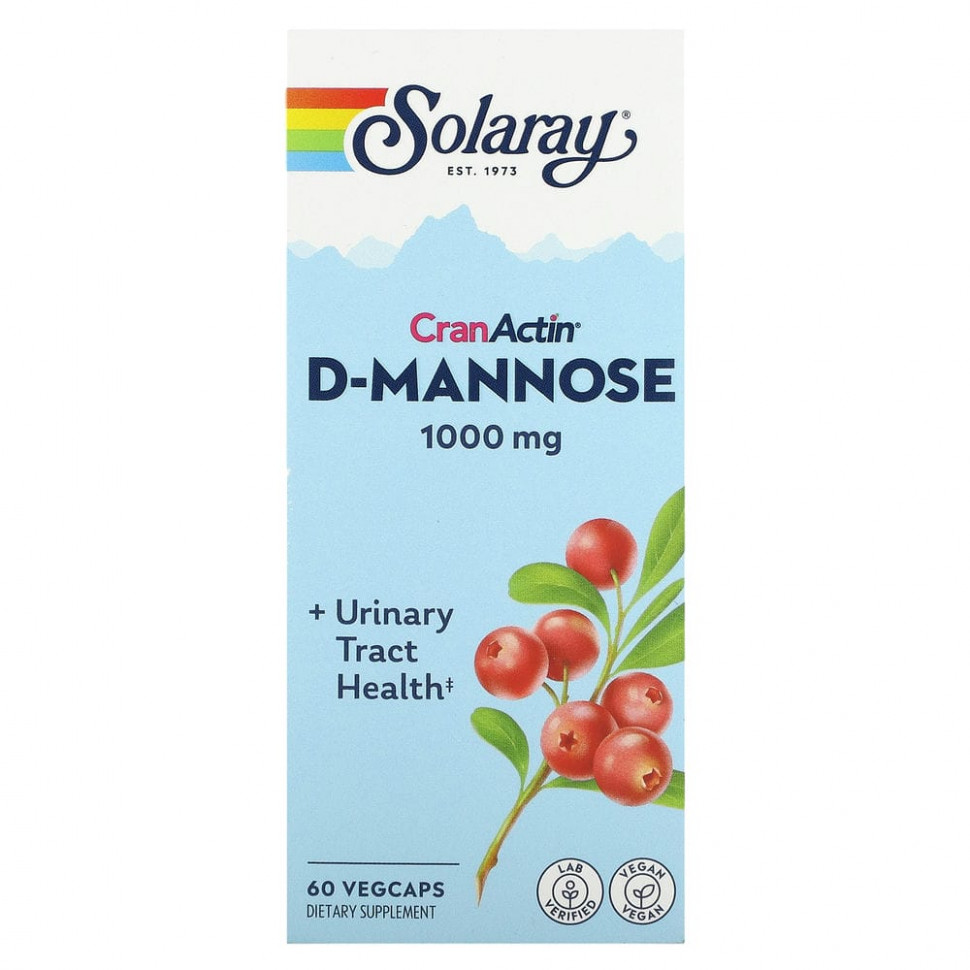   (Iherb) Solaray, D-  CranActin,    , 60     -     , -, 