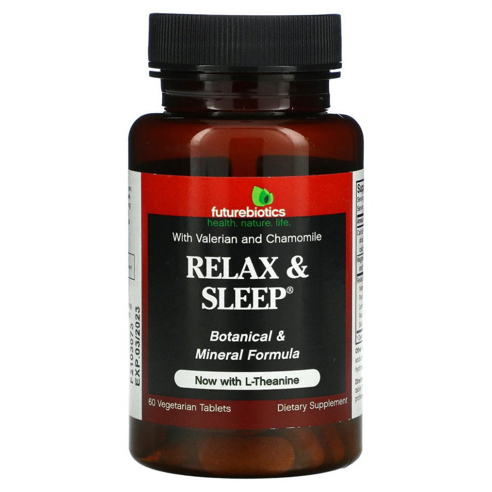 ���� ������ (Iherb) FutureBiotics, Relax & Sleep, 60 �������������� ��������, ������ �� 1350 ���